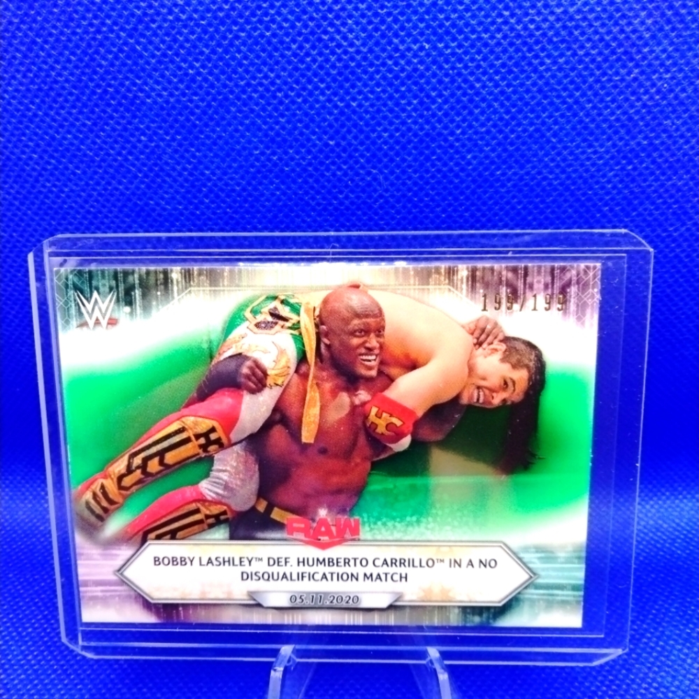 WWE Bobby Lashley Humberto Carrillo 2021 Topps 199/199